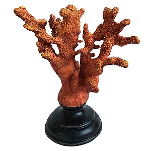 ALGA DECORARIVA DE RESINA 18CM X 13CM X 23,5CM