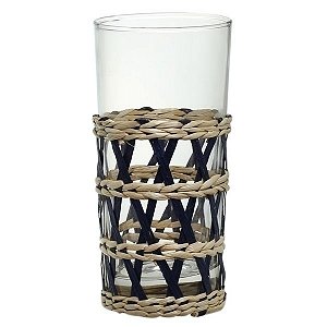 CJ DE COPOS COM RATTAN  - 6 PCS  - 15 CM