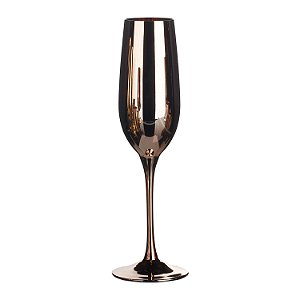 CJ TACASS DE CHAMPAGNE DE VIDRO COBRE  6 PCS 7,9CM X 26CM