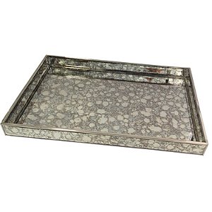 BANDEJA DE VIDRO  - 45.50X30X4 CM