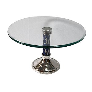 PRATO PARA BOLO COM HASTE EM CERAMICA