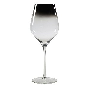 CJ DE TACAS DE VINHO EM VIDRO DEGRADE  6PCS 10,4CM X 27CM