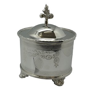 CAIXA DECORATIVA DE PRATA
