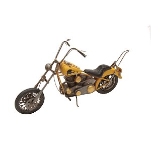 MOTOCICLETA DECORATIVA DE METAL