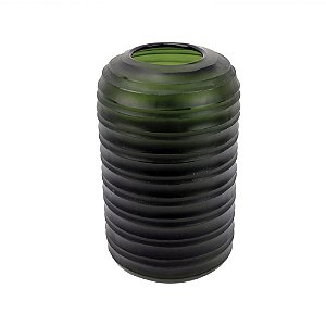 VASO EM VIDRO VERDE D19,5CM X 32CM