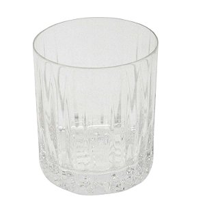 JOGO DE 6 COPOS DE CRISTAL FORMATO CILINDRICO BAIXO COM ALTO