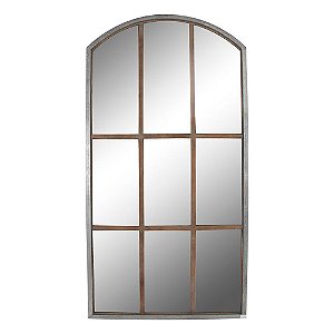 ESPELHO DECORATIVO EM FORMATO DE JANELA 105CM X 204,5CM X 4,