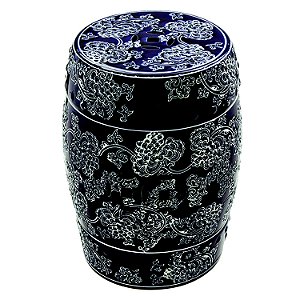 BANQUETA DE CERAMICA DECORATIVA