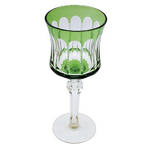 JOGO DE TACAS PARA VINHO TINTO - VERDE - 6 PCS