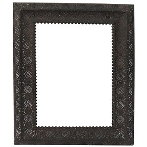 ESPELHO DE METAL - 78X58 CM