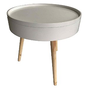 MESA DE MADEIRA BRANCA