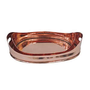 CJ. DE FRUTEIRAS - 2 PCS EM ALUMINIO COBRE G 46CM X 31CM