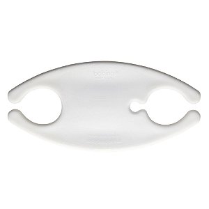 ORGANIZADOR PLASTICO DE FIOS BOBINO BRANCO GDE 11 X 15 CM