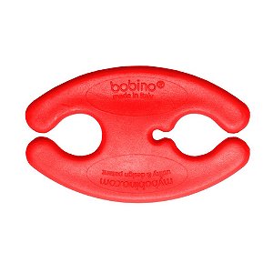 ORGANIZADOR PLASTICO DE FIOS BOBINO VERMELHO PEQ 5,5 X 3,5 C