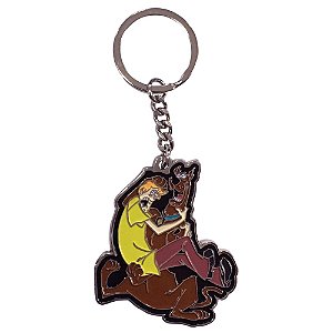 CHAVEIRO METAL HB SCOOBY DOO AND SHAGGY FRIGHTNED COLORIDO