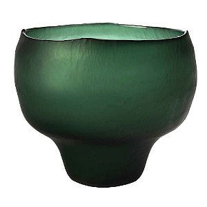 VASO DE VIDRO VERDE
