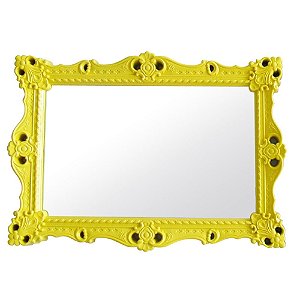 ESPELHO MDF GRAND CHALET AMARELO 73 X 103 CM
