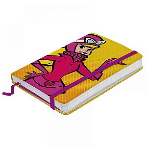 CADERNETA DE ANOTACAO HB WACKY RACE PENELOPE FD AMARELO