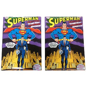 PASTAS ENVELOPE PLASTICO PP DC SUPERMAN AND CLARK KENT 24 X