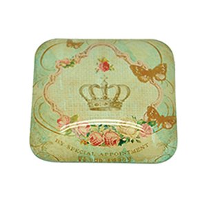 PESO P/ PAPEL VIDRO PARIS CROWN QUADRADO 8 X 8 X 1,5 CM
