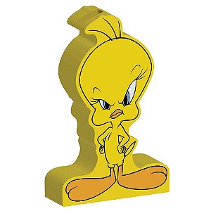 COFRE CERAMICA LOONEY TWEETY AMARELO 25,5 X 6 X 19,6 CM