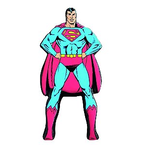COFRE CERAMICA DC SUPERMAN CHARACTER AZUL/VERMELHO 17,5 X 5