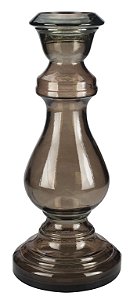 CASTICAL DE VIDRO PILLAR 40CM COR MARROM