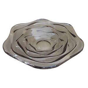 CENTRO DE MESA VIDRO 35CM