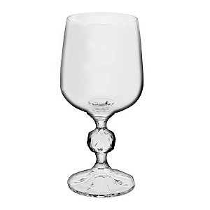 JOGO DE 6 TACAS PARA VINHO TINTO CLAUDIA EM CRISTAL ECOLOGICO 230ML A15CM TRANSPARENTE