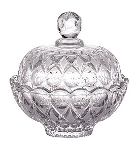 POTICHE ANGELICA FROZZEN EM CRISTAL ECOLÓGICO 16.5CM