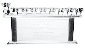 CANDELABRO DE VIDRO PARA 9 VELAS