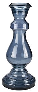 CASTICAL PILAR DE VIDRO 40CM COR AZUL