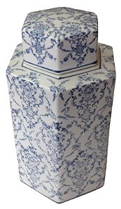 POTICHE EM PORCELANA 31CM