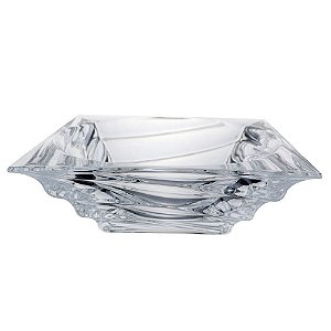 CENTRO DE MESA CASA BLANCA EM CRISTAL ECOLOGICO L28XP28XA10CM