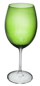 JOGO DE 6 TACAS PARA AGUA GASTRO EM CRISTAL ECOLOGICO 580ML A23CM COR VERDE
