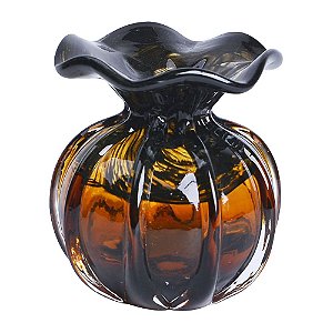 MURANO TROUXINHA BICOLOR EM VIDRO L10XP10XA11CM COR PRETO