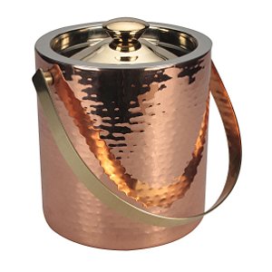 BALDE DE GELO EM ACO INOX 1,5L D14XA16 COR COBRE