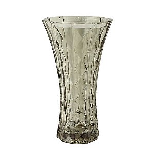 VASO AQUAMARINE EM CRISTAL ECOLOGICO D14,5XA25,5CM COR VERDE