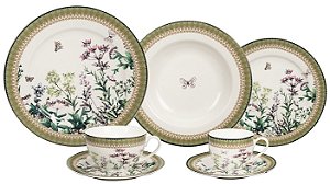 APARELHO DE JANTAR 42 PECAS SECRET GATE EM NEW BONE CHINA