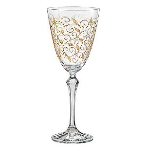 JG 6 TACAS AGUA ELIZABETH CRISTAL ECOLOGICO 350ML 24CM