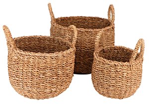JG 3 CESTAS EM FIBRA NATURAL 30X23/25X20/20X17CM