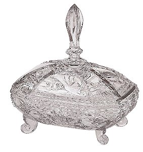 BOMBONIERE EM CRISTAL ECOLÓGICO 21CM