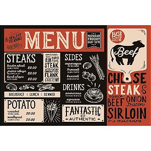 TABUA RETANGULAR EM VIDRO L30XP20CM