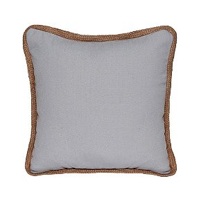 ALMOFADA JUTA EM POLIESTER L45XP45CM COR AZUL