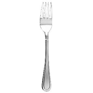 GARFO PARA SOBREMESA MONTE CARLO EM ACO INOX COR PRATA
