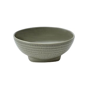 JG DE 6 BOWLS FORGE EM PORCELANA 300ML COR CINZA