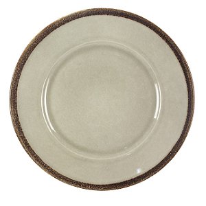 PRATO RASO RESPRAY EM PORCELANA 28CM