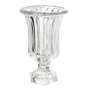 VASO FLORERO BOJUDO CRISTAL ECOLOGICO D18XA29CM