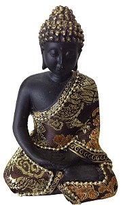 ESTATUA DECORATIVA BUDA EM RESINA LOTUS L7XP5XA11.5CM