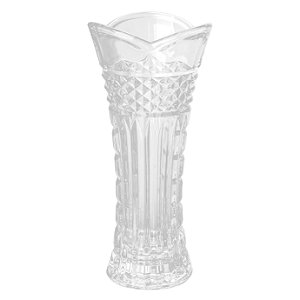 VASO FLORERO SOLITÁRIO EM CRISTAL ECOLOGICO D8XA18CM